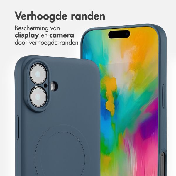 imoshion Color Backcover met MagSafe iPhone 16 - Donkerblauw