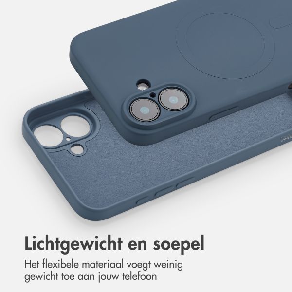 imoshion Color Backcover met MagSafe iPhone 16 - Donkerblauw