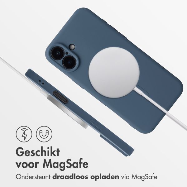 imoshion Color Backcover met MagSafe iPhone 16 - Donkerblauw