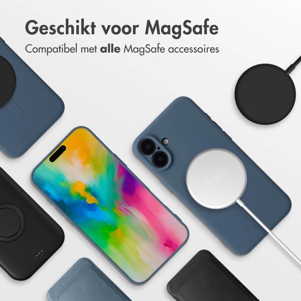 imoshion Color Backcover met MagSafe iPhone 16 - Donkerblauw