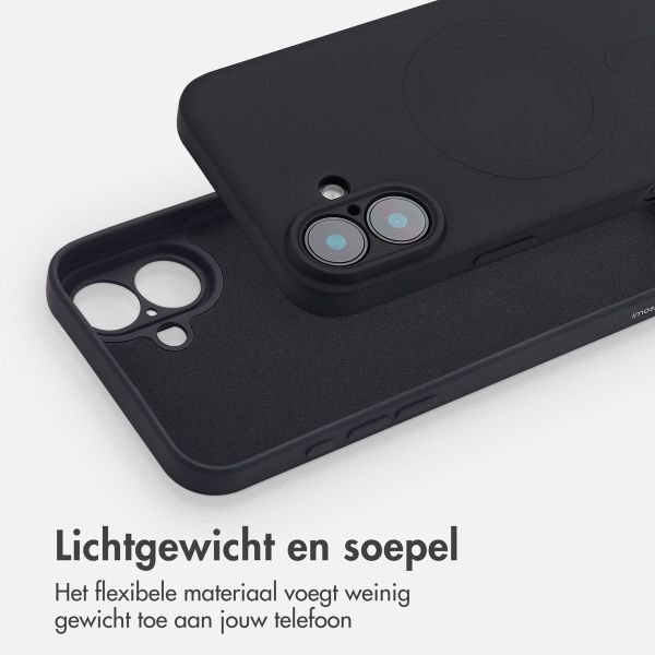 imoshion Color Backcover met MagSafe voor de iPhone 16 Plus - Zwart