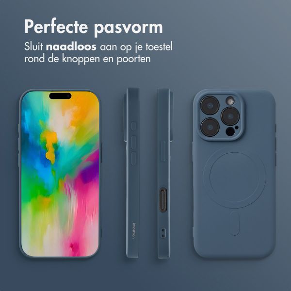 imoshion Color Backcover met MagSafe iPhone 16 Pro Max - Donkerblauw