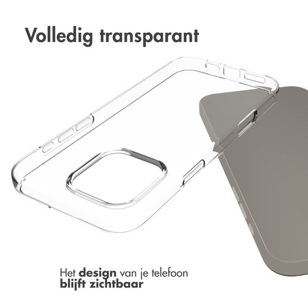 Accezz Clear Backcover iPhone 16 Pro Max - Transparant