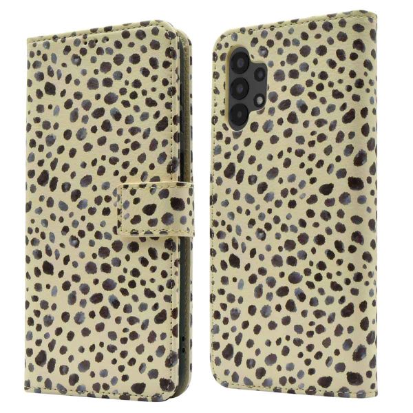 imoshion Design Bookcase Samsung Galaxy A13 (4G) - Black And White Dots