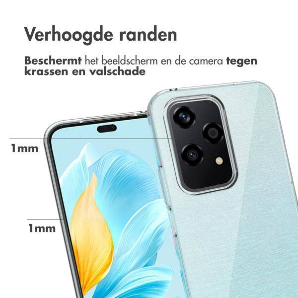 Accezz Clear Backcover Honor 200 Lite - Transparant