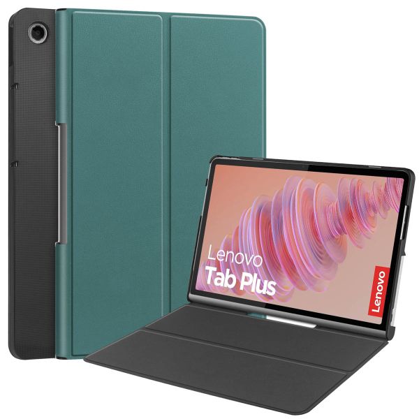 imoshion Bookcase Lenovo Tab Plus - Donkergroen