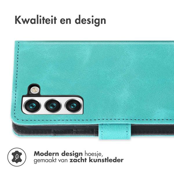 imoshion Bookcase met koord Samsung Galaxy S22 - Turquoise