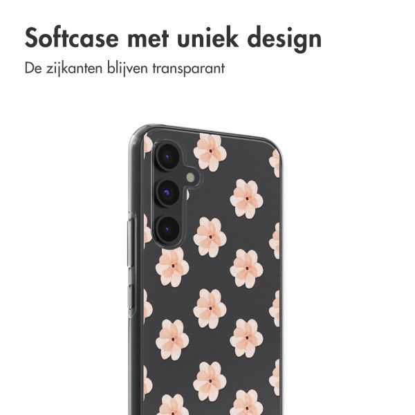 imoshion Design hoesje Samsung Galaxy A54 (5G) - Floral Peach