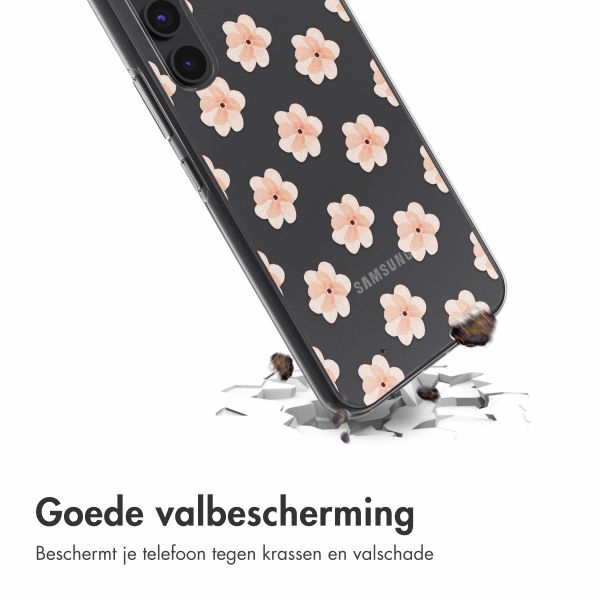 imoshion Design hoesje Samsung Galaxy A54 (5G) - Floral Peach