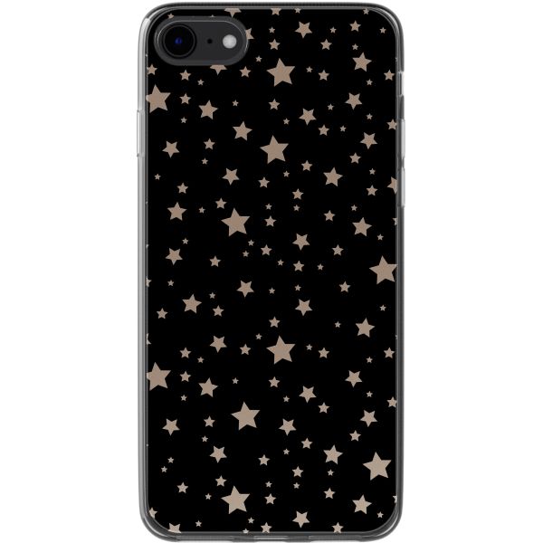 imoshion Design hoesje iPhone SE (2022 / 2020) / 8 / 7 - Stars Beige Reverse