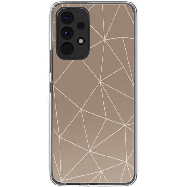 imoshion Design hoesje Samsung Galaxy A53 - Graphic Lines Beige