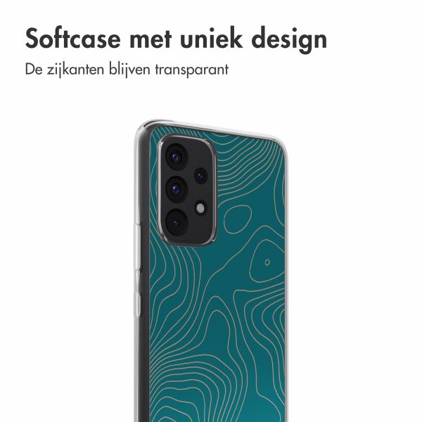 imoshion Design hoesje Samsung Galaxy A53 - Topo Turquoise