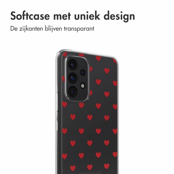 imoshion Design hoesje Samsung Galaxy A53 - Red Hearts