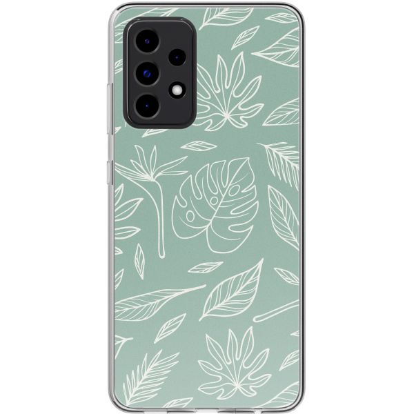 imoshion Design hoesje Samsung Galaxy A52(s) (5G/4G) - Leaves Line-Art