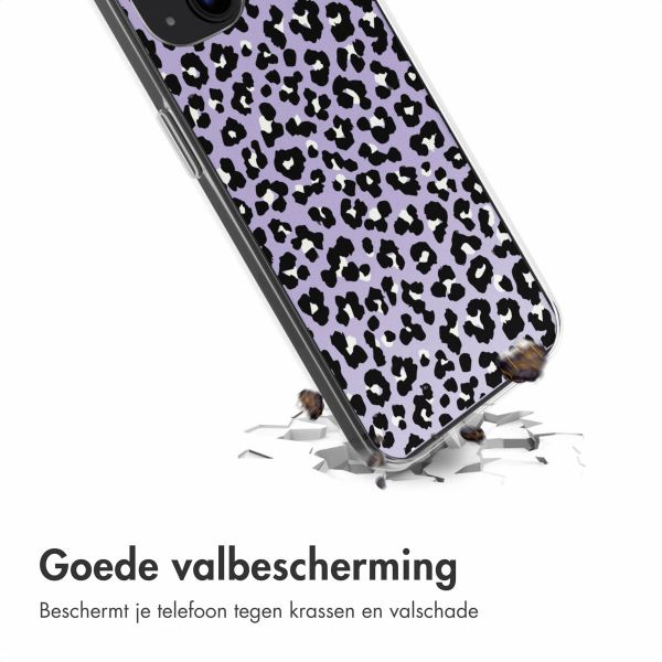 imoshion Design hoesje iPhone 13 - Leopard Lilac