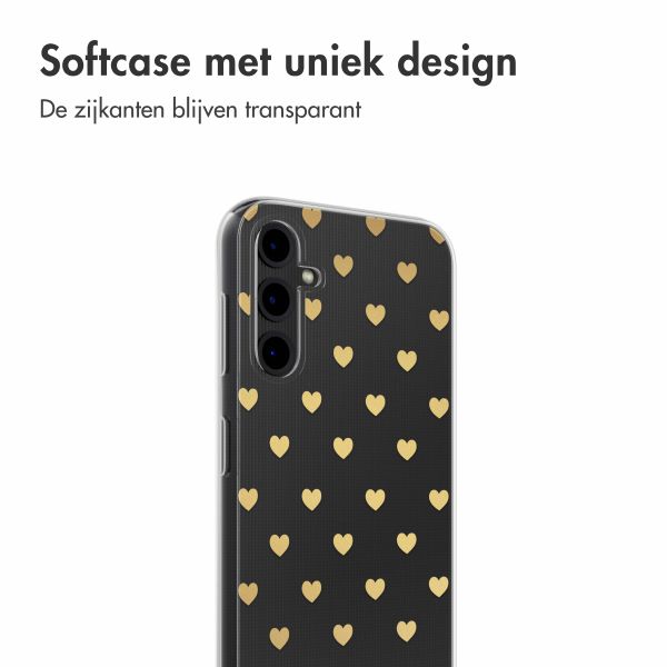 imoshion Design hoesje Samsung Galaxy A14 (5G/4G) - Golden Hearts