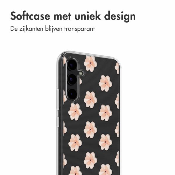 imoshion Design hoesje Samsung Galaxy A34 (5G) - Floral Peach