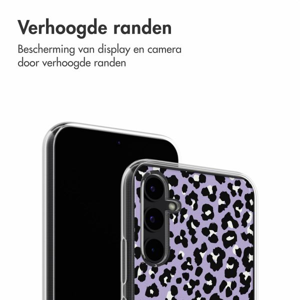 imoshion Design hoesje Samsung Galaxy A34 (5G) - Leopard Lilac