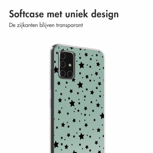 imoshion Design hoesje Samsung Galaxy A51 - Stars Mint