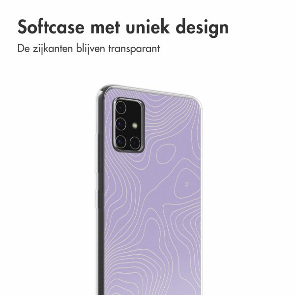 imoshion Design hoesje Samsung Galaxy A51 - Topo Lilac