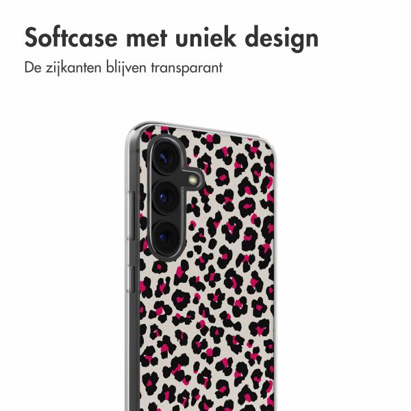 imoshion Design hoesje Samsung Galaxy S24 - Leopard Pink