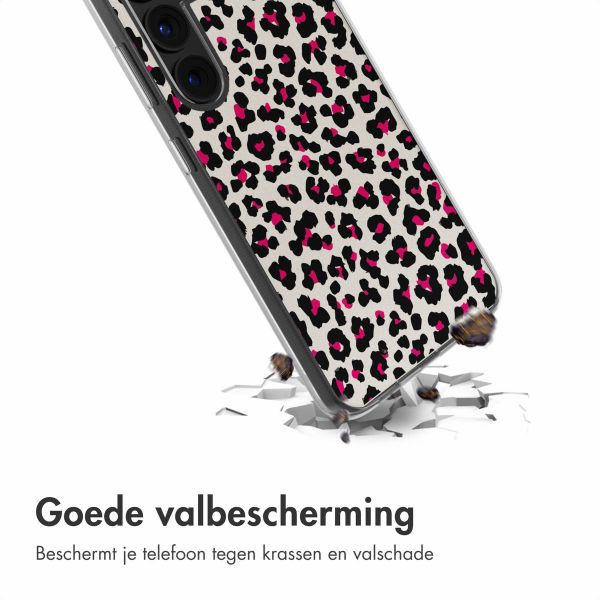 imoshion Design hoesje Samsung Galaxy S24 - Leopard Pink