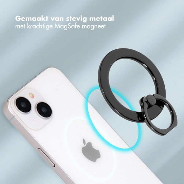 Selencia MagSafe telefoonring - Zwart