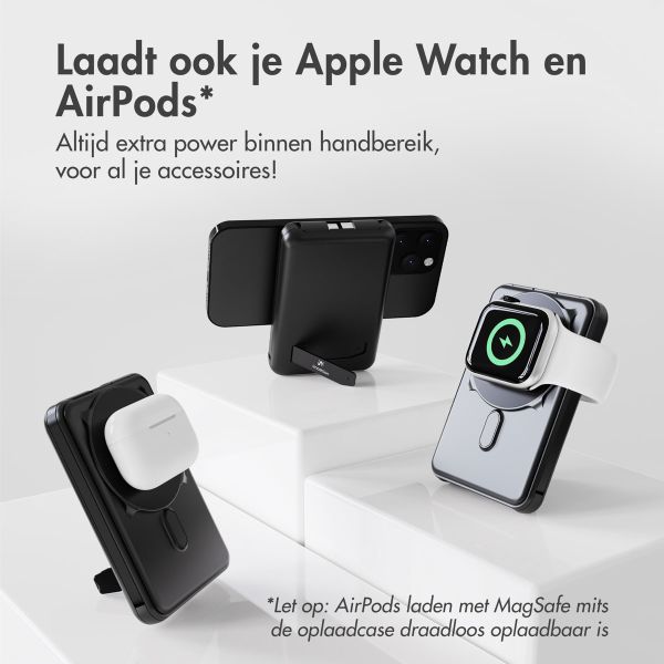 imoshion 4-in-1 MagSafe Powerbank - iPhone + Apple Watch - 10.000 mAh