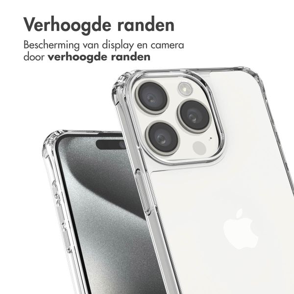 imoshion Backcover met koord + armband iPhone 15 Pro Max - Parels