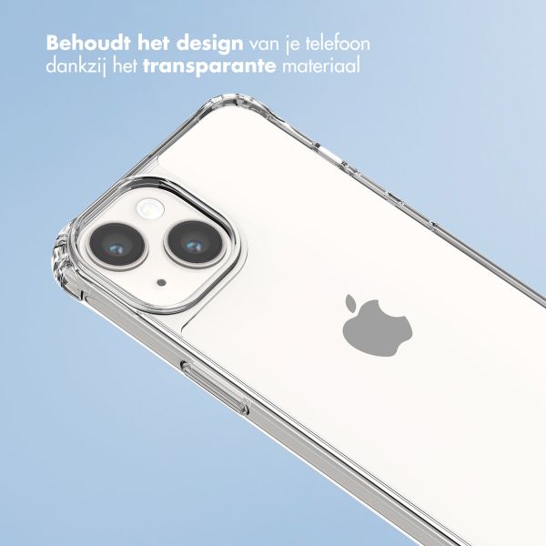 imoshion Backcover met koord + armband iPhone 14 - Parels hartjes