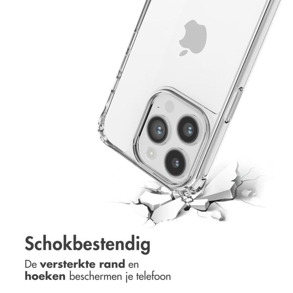 imoshion Backcover met koord + armband iPhone 14 Pro - Parels hartjes