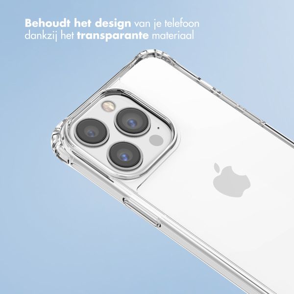 imoshion Backcover met koord + armband iPhone 13 Pro - Parels hartjes