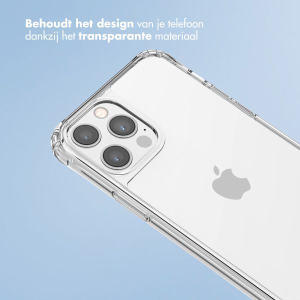 imoshion Backcover met koord + armband iPhone 12 (Pro) - Parels