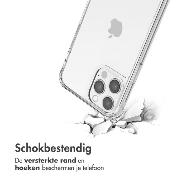 imoshion Backcover met koord + armband iPhone 12 Pro Max - Parels hartjes