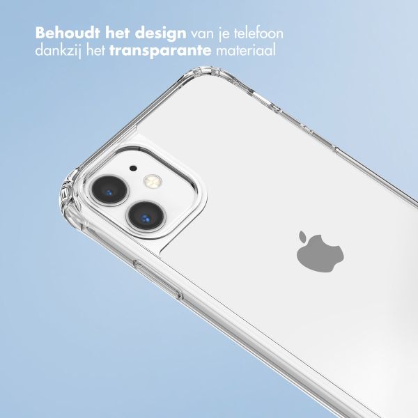 imoshion Backcover met koord + armband iPhone 11 - Parels hartjes