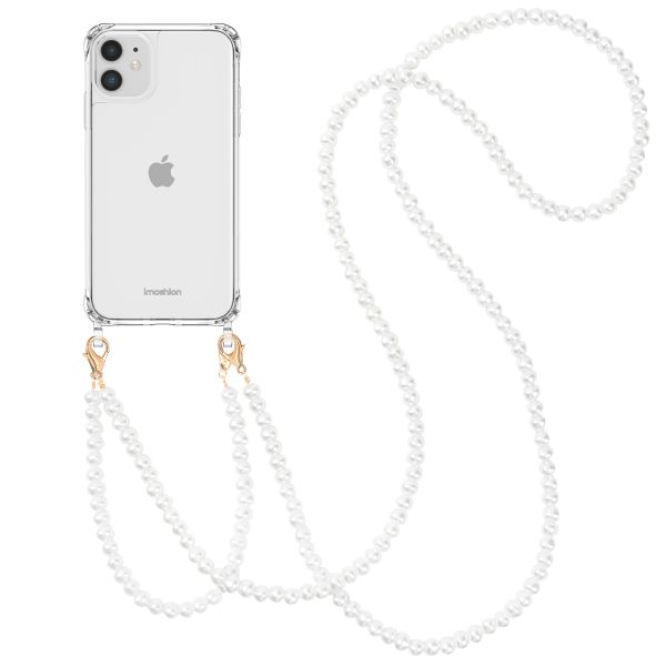 imoshion Backcover met koord + armband iPhone 11 - Parels