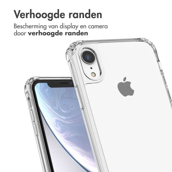 imoshion Backcover met koord + armband iPhone Xr - Parels hartjes