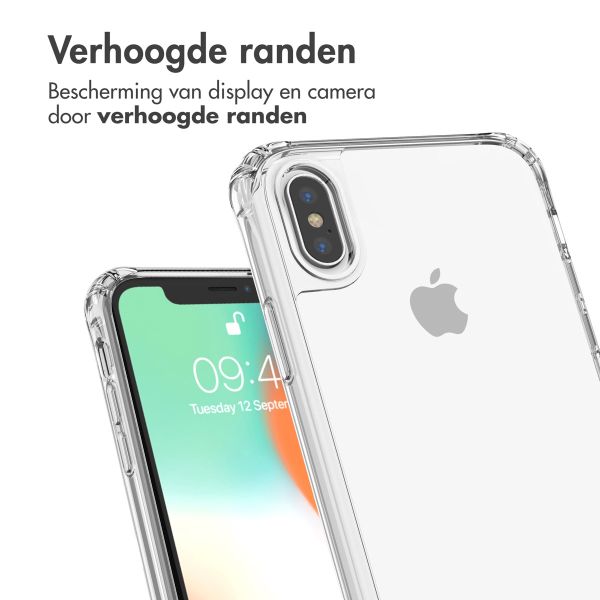 imoshion Backcover met koord + armband iPhone X / Xs - Parels hartjes