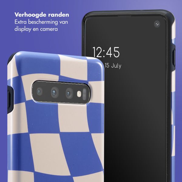 Selencia Vivid Backcover Samsung Galaxy S10 - Groovy Sapphire Blue