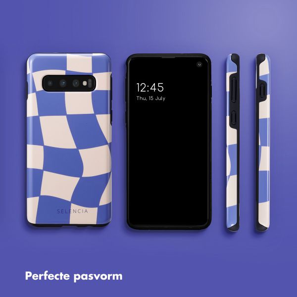 Selencia Vivid Backcover Samsung Galaxy S10 - Groovy Sapphire Blue