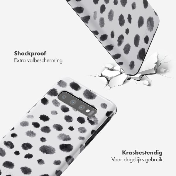 Selencia Vivid Backcover Samsung Galaxy S10 - Trendy Leopard