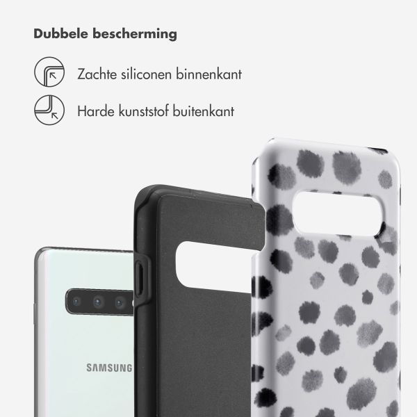 Selencia Vivid Backcover Samsung Galaxy S10 - Trendy Leopard