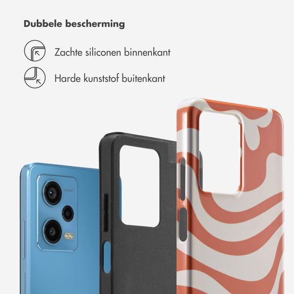 Selencia Vivid Backcover Xiaomi Redmi Note 12 Pro - Dream Swirl Orange