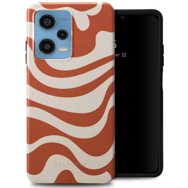 Selencia Vivid Backcover Xiaomi Redmi Note 12 Pro - Dream Swirl Orange