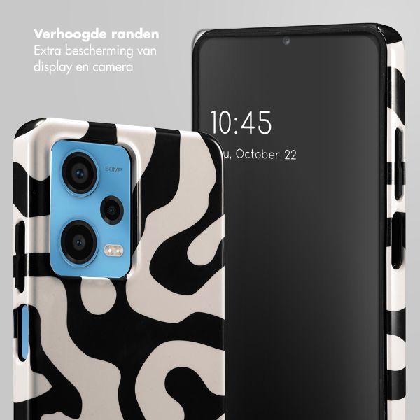 Selencia Vivid Backcover Xiaomi Redmi Note 12 Pro - Art Wave Black