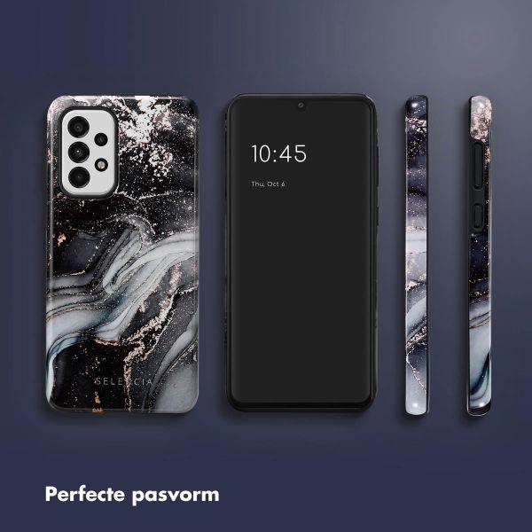 Selencia Vivid Backcover Samsung Galaxy A33 - Chic Marble Black