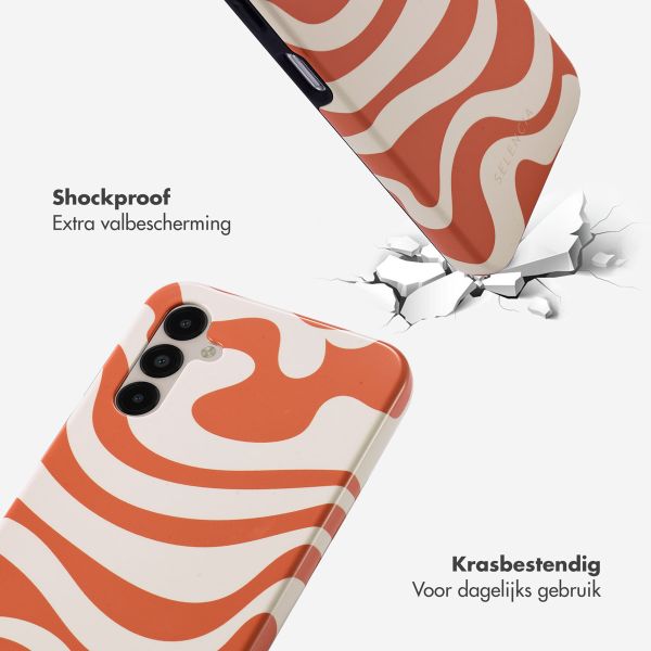 Selencia Vivid Backcover Samsung Galaxy A14 (5G/4G) - Dream Swirl Orange