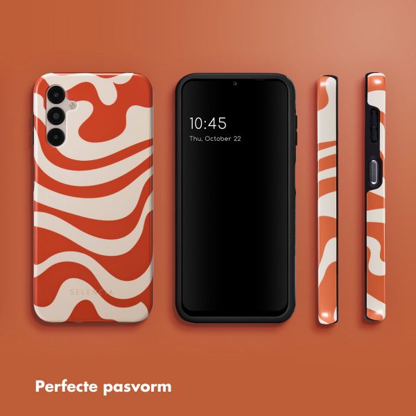 Selencia Vivid Backcover Samsung Galaxy A14 (5G/4G) - Dream Swirl Orange