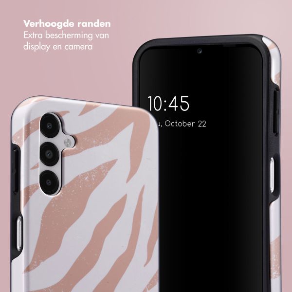 Selencia Vivid Backcover Samsung Galaxy A14 (5G/4G) - Colorful Zebra Old Pink