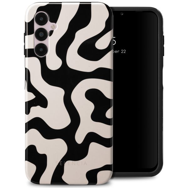 Selencia Vivid Backcover Samsung Galaxy A14 (5G/4G) - Art Wave Black